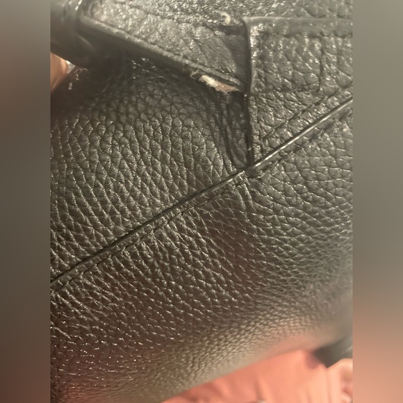 Michael Kors Black Pebbled Leather Backpack - Picture 8 of 14